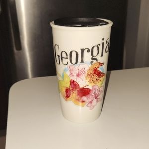 Starbucks Travel Mug ~ Ceramic ~ From Georgia ~ NWOT